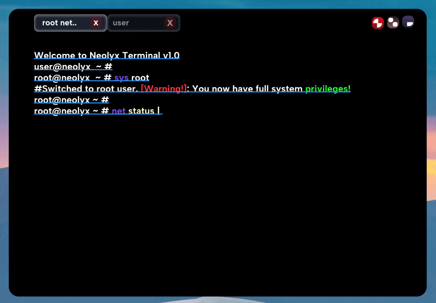 Terminal GUI