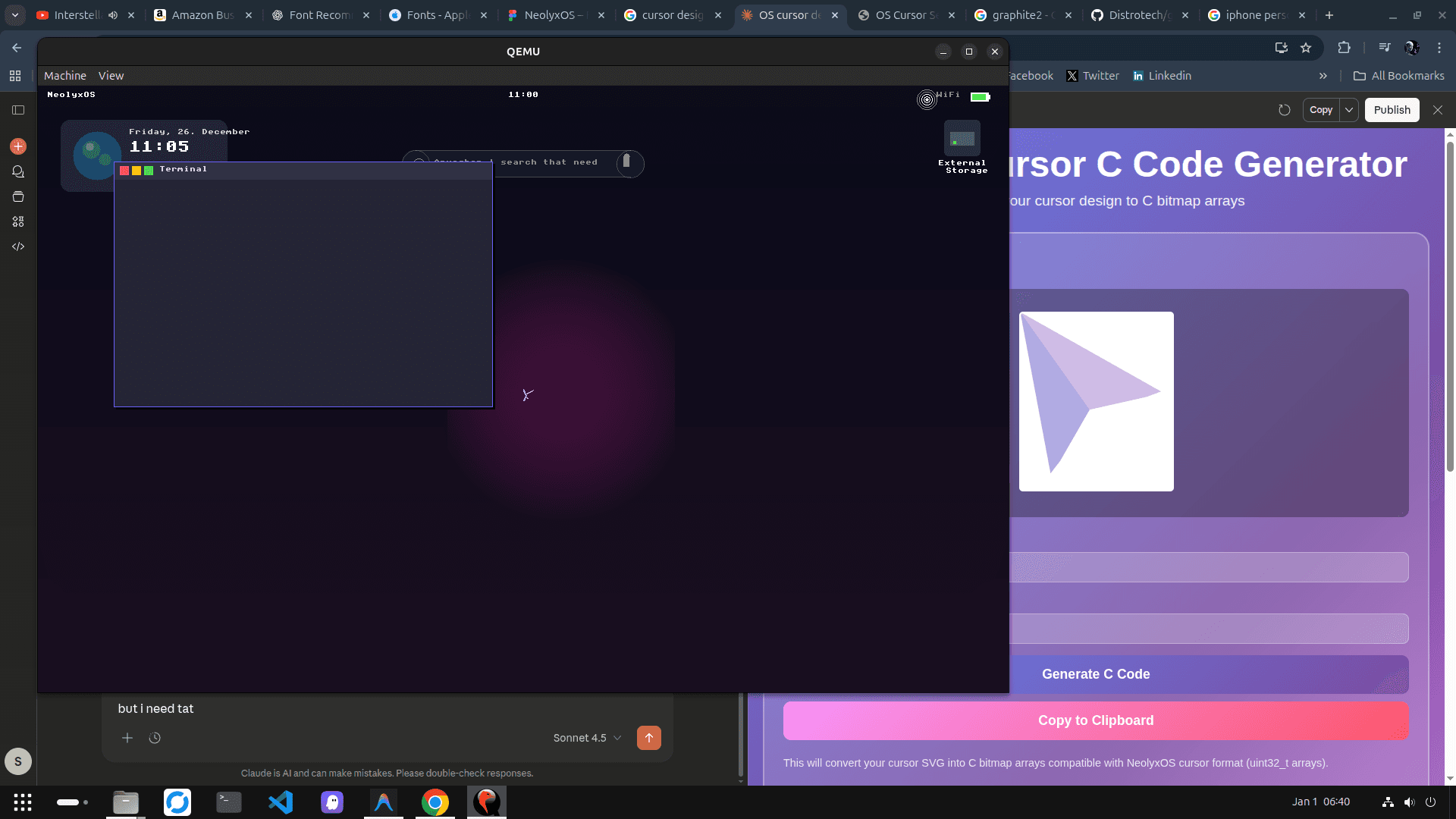 Working on Cursor